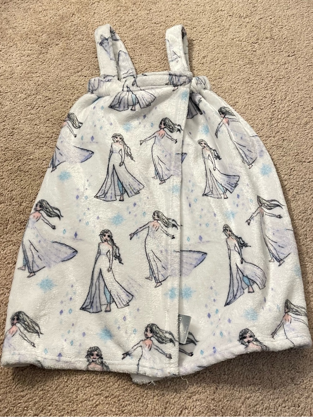 Disney frozen bath towel wrap